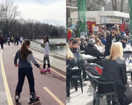 Гребната база се пръска по шевовете! Няма място нито в кафенетата, нито по алеите СНИМКИ