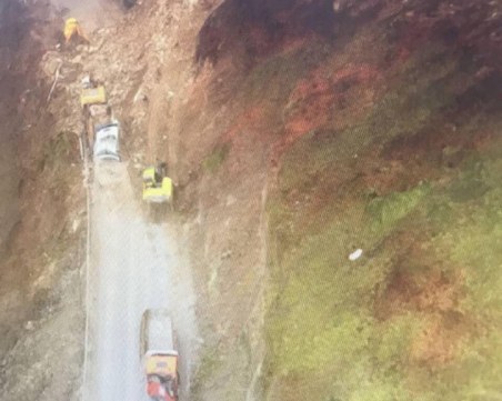 Свлачището край Смолян - най-мащабното в страната СНИМКА