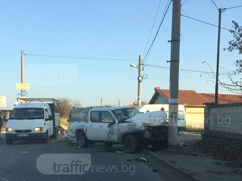 20-годишен се заби в електрически стълб в Кючука, дрегерът показал над 2 промила