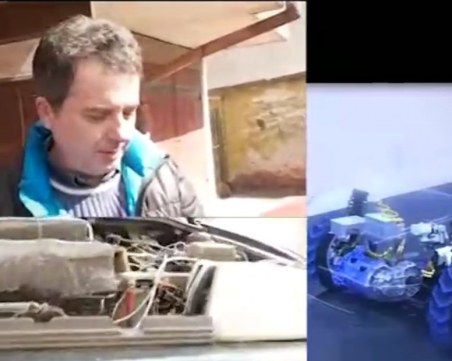 Хасковлия с уникално изобретение: Минава 100 км с кола само за 1,50 лева ВИДЕО