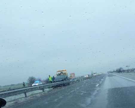 Катастрофа на магистрала Тракия край Пловдив