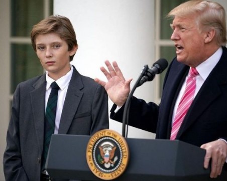 Синът на Доналд Тръмп празнува рожден ден