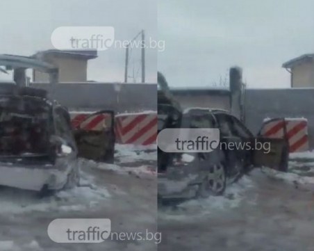 Мъж е загинал при тежката катастрофата в Карлово, друг е в болница ВИДЕО и СНИМКИ