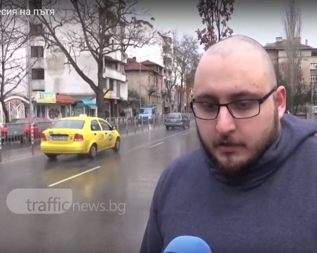 Мъж с джип връхлетя на бой на таксиджия в Пловдив! Заплаши го с убийство ВИДЕО