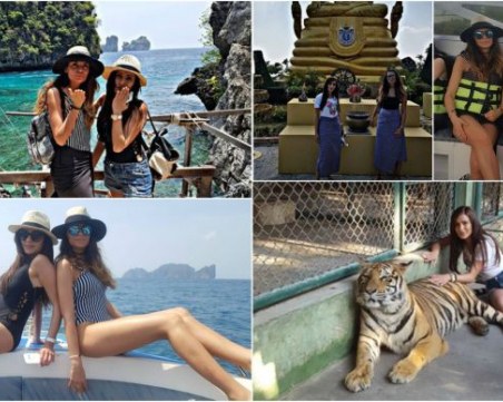 Кметската дъщеря Росица Черпокова събира тен в екзотичен Тайланд СНИМКИ