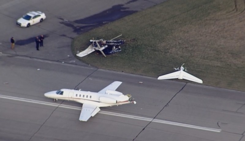 Два самолета се сблъскаха на писта в САЩ, двама души са загинали