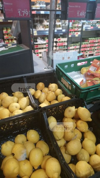 Пуснаха лимони на промоция в Пловдив, но… изгнили