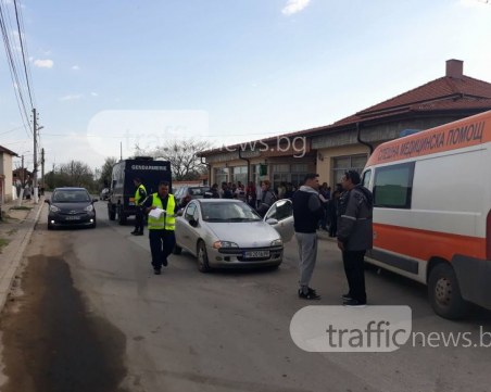 Жандармерия на пътя! Жена блъсна 6-годишно момченце! Близките му я нападнаха СНИМКИ
