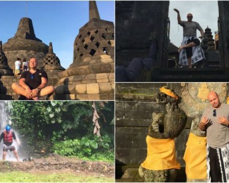 Владо Вишански се отдаде на уникални преживявания в Индонезия СНИМКИ