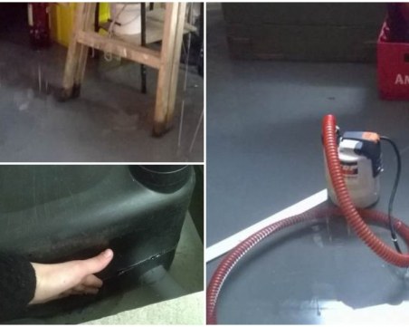 Нов извор бликна от стената на сграда в Капана ВИДЕО