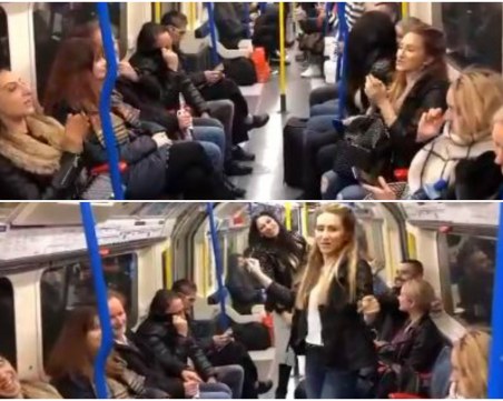 Шушана прозвуча в Лондонското метро! Фолкпевицата Криси не само запя, но и заигра ВИДЕО