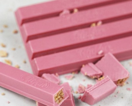 Нов вид шоколад с розов цвят идва в България през май