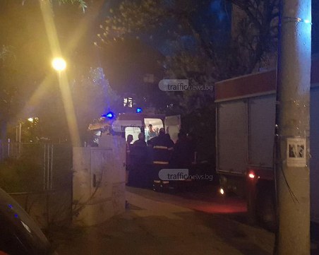 Пожар в центъра на Пловдив! Има пострадали СНИМКИ