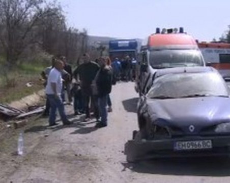 Жена с рено е предизвикала мелето на магистралата между Пловдив и София