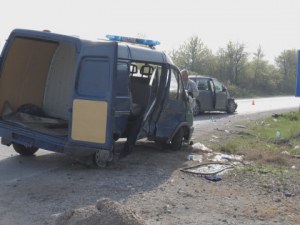 Жандармеристи пострадаха при катастрофа