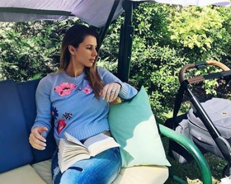 Цвети Пиронкова отмаря с малкия Александър