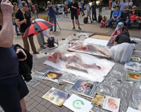 Вместо агнета, вегани клаха хора за Гергьовден