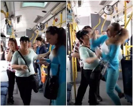 Заложническа драма, обиди и глоби в автобус! Три жени влязоха в схватка ВИДЕО