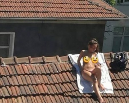 Абитуриентка се пусна дибидюс на покрив в столицата! СНИМКИ