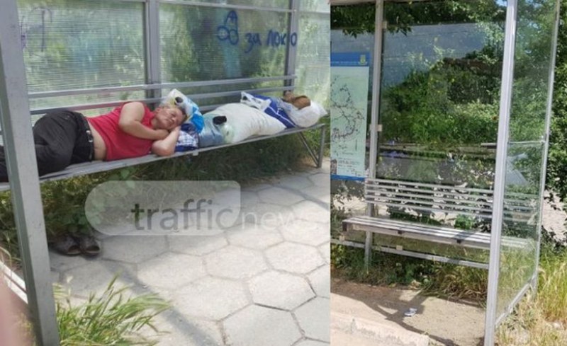 Светкавична реакция на Общината - търсят спящата по пейки пловдивчанка СНИМКИ