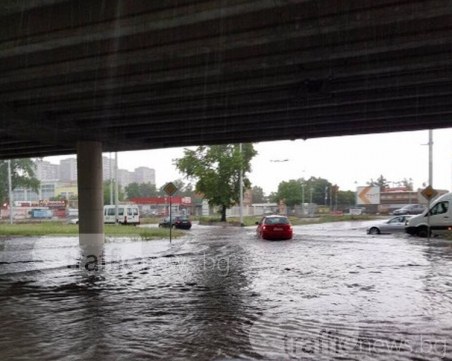 Дървета премазаха пет автомобила, коли закъсаха в езерото под Скобелева майка ВИДЕО и СНИМКИ