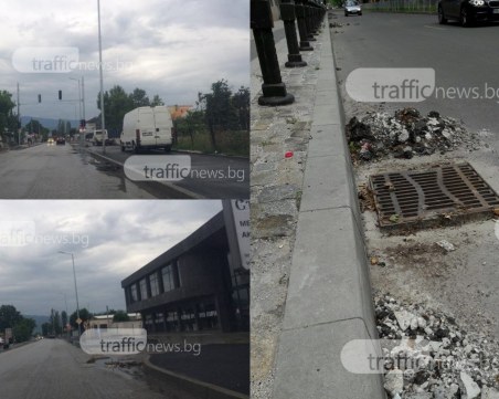 Стърчащи шахти и кръпки по новите булеварди тревожат пловдивчани! Спокойно, ремонтът е приключил СНИМКИ