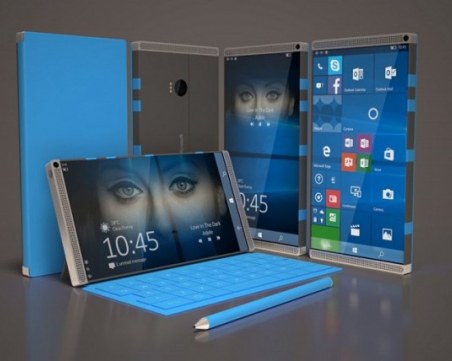 Microsoft готви удар срещу Apple и Samsung – прави телефон с три дисплея