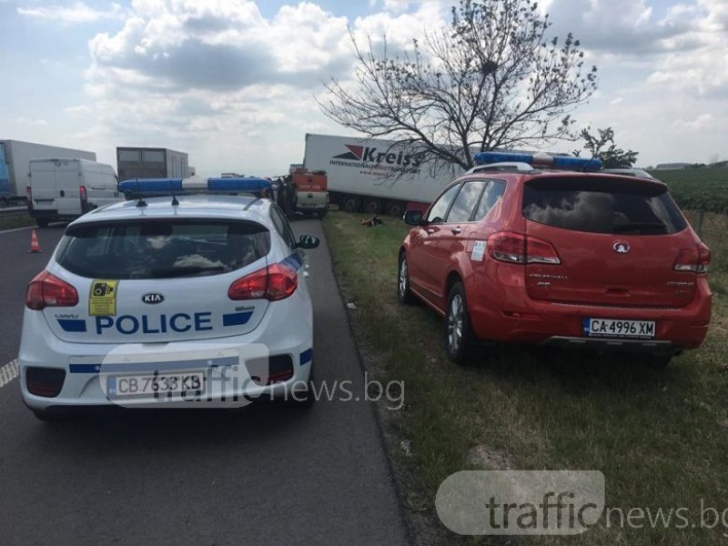 Решават съдбата на шофьора на тира, причинил мелето с двама загинали край Пловдив