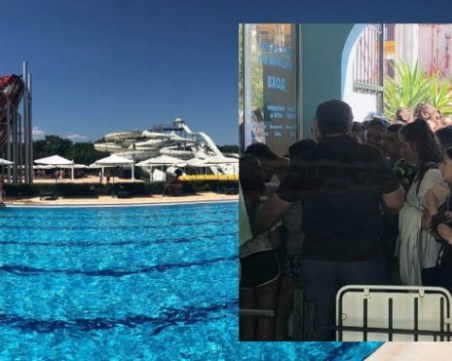 Опашки за басейн и пързалки в Пловдив в първия ден на юни! СНИМКИ+ВИДЕО