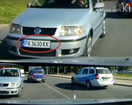 Табели и маркировка не важат за шофьорка на Цариградско шосе! Заби се в насрещното ВИДЕО