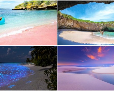 Чудесата на природата: топ 5 на най-удивителните плажове на Земята ВИДЕО и СНИМКИ