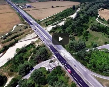 Ударно ремонтират магистралата край Пловдив! ВИДЕО с дрон