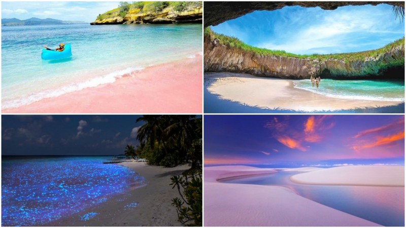 Чудесата на природата: топ 5 на най-удивителните плажове на Земята ВИДЕО и СНИМКИ