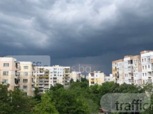 Дъжд в Пловдив днес, в страната - градушки
