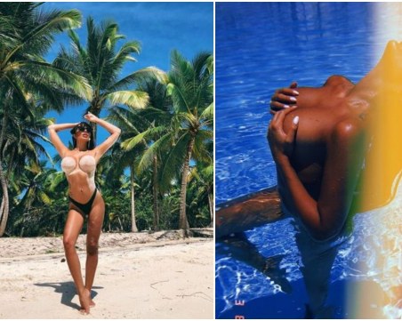 Николета остана само по пясък! Отново пали въображението с горещи СНИМКИ