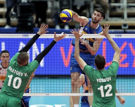 Волейболистите взеха само един гейм на Италия