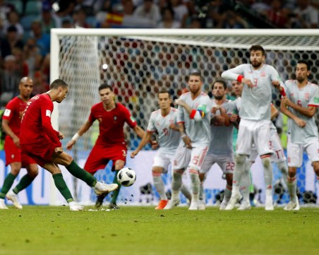 Роналдо дал само 0,82 секунди за реакция на Де Хеа при гола си шедьовър