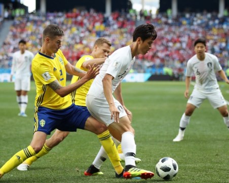 Швеция излъга Южна Корея след дузпа с видео