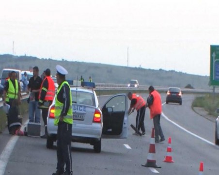 Катастрофа на магистралата до София! Движението е ограничено