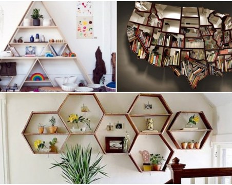 Разчупете дизайна на дома си с няколко идеи за уникални рафтове СНИМКИ