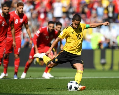 Белгия напълни мрежата на Тунис и се класира за осминафиналите