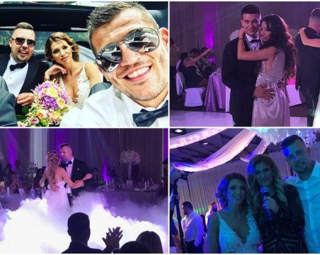 Сватба за чудо и приказ вдигнаха Радослав Куцев и красивата му половинка Ели