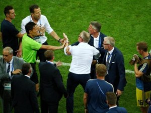 Грозни сцени след драматичната победа на Германия срещу Швеция