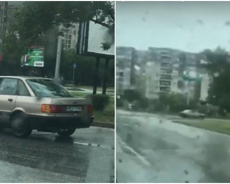 Шофьор обърка лентите в Тракия! Заби се в насрещното ВИДЕО и СНИМКИ