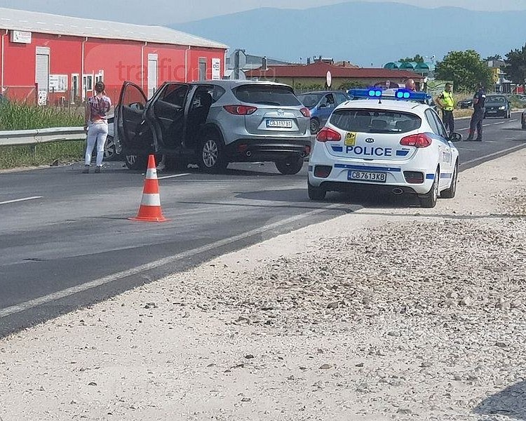 Пловдивската полиция задържа психоложката причинила верижното меле край село Труд