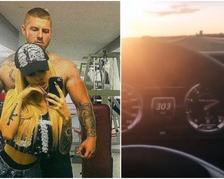 Сузанита и гаджето й летят по магистралата с 300 км/ч, после се хвалят в Инстанграм