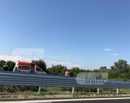 Жестока катастрофа на магистрала Тракия до Раковски! Има загинали СНИМКА