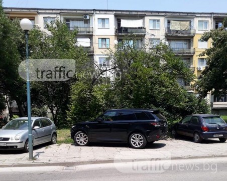 Един за трима! Пловдивчанин се разположи на широко, превзе паркинг СНИМКИ