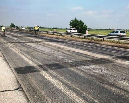 Спират ремонтите по магистрала Тракия, ограничават движението на тировете