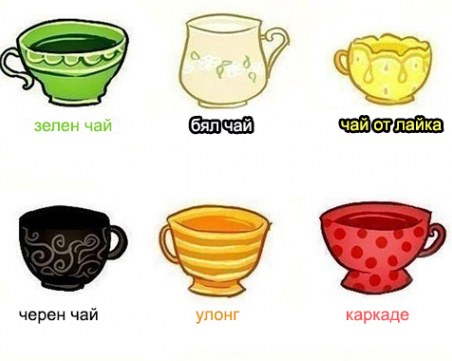 Изберете си чай и узнайте своите скрити желания